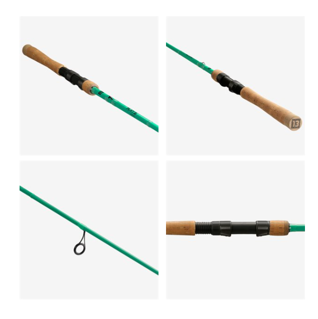 13 Pesca, 13 Canna da pesca Fate Green Inshore Spinning