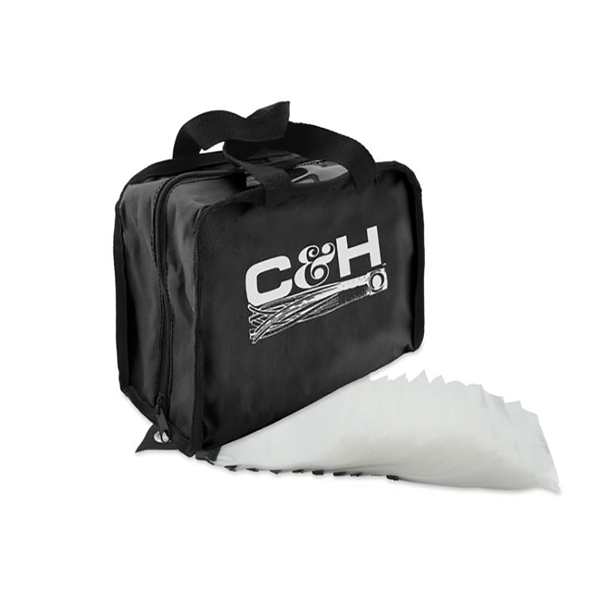 Esche artificiali C&H, C&H Lures King Rig Bag con 50 sacchetti Rig