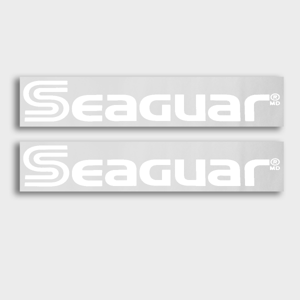 Seaguar, Decalcomanie con scritte in vinile Seaguar, confezione da 2 pezzi