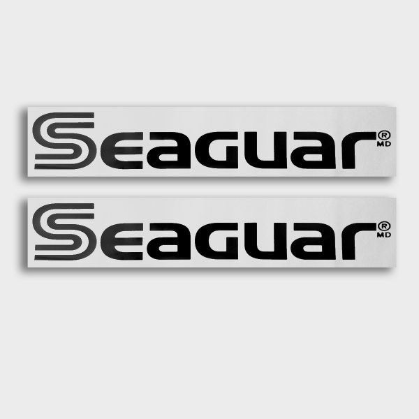 Seaguar, Decalcomanie con scritte in vinile Seaguar, confezione da 2 pezzi