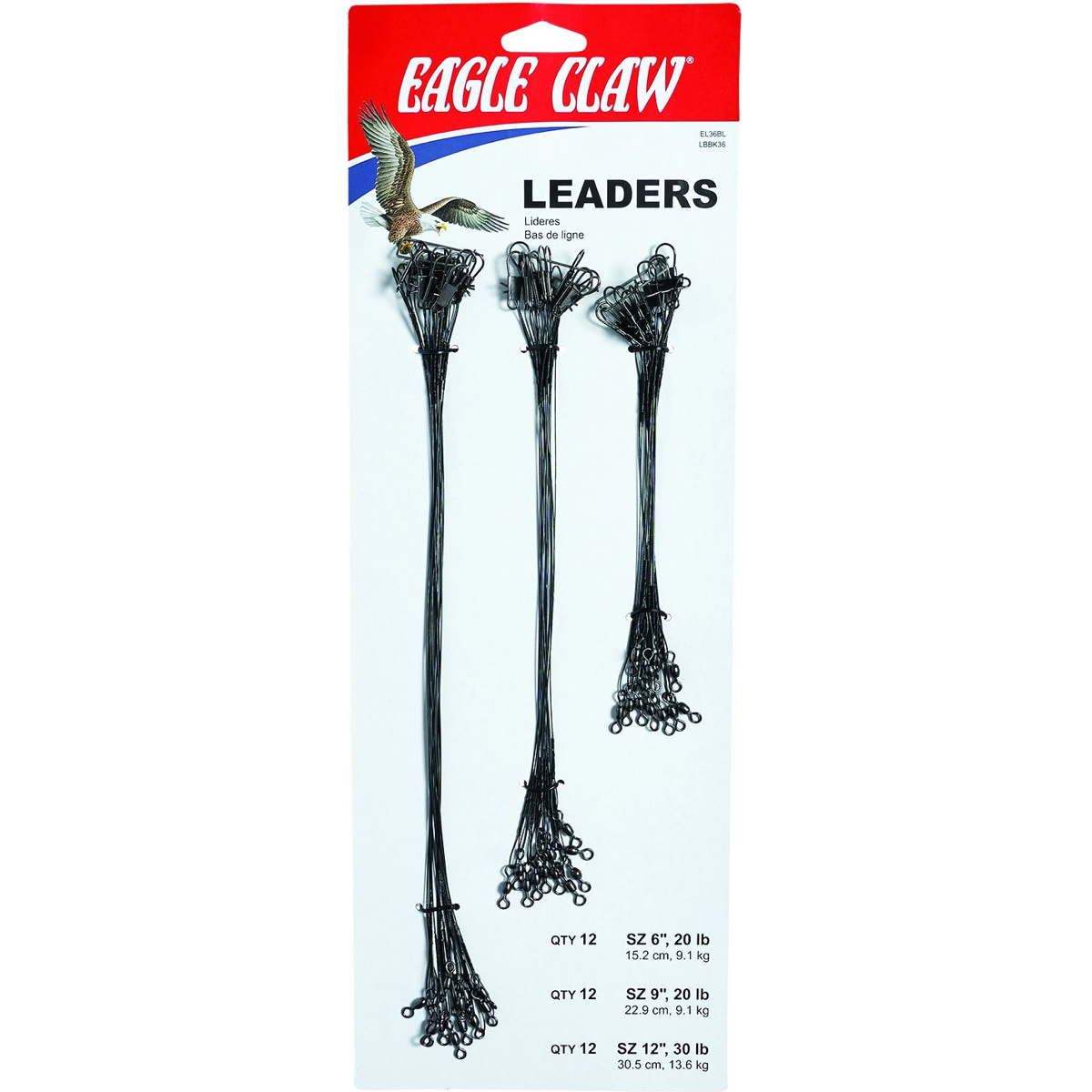 Artiglio dell'Aquila, Eagle Claw Assortito filo Leader Board