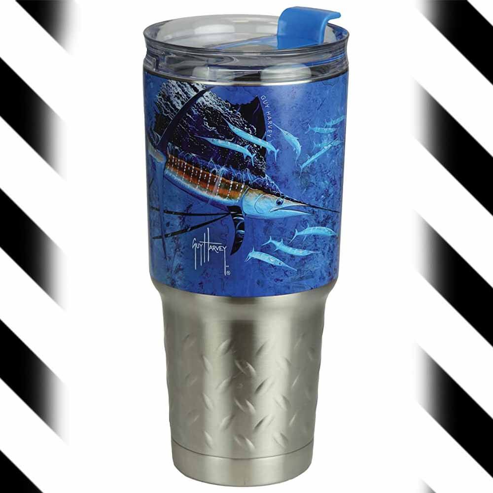 Il bordo del fiume, Guy Harvey Sailfish 32oz Stainless Tumbler | Capt. Harry's Fishing Supply