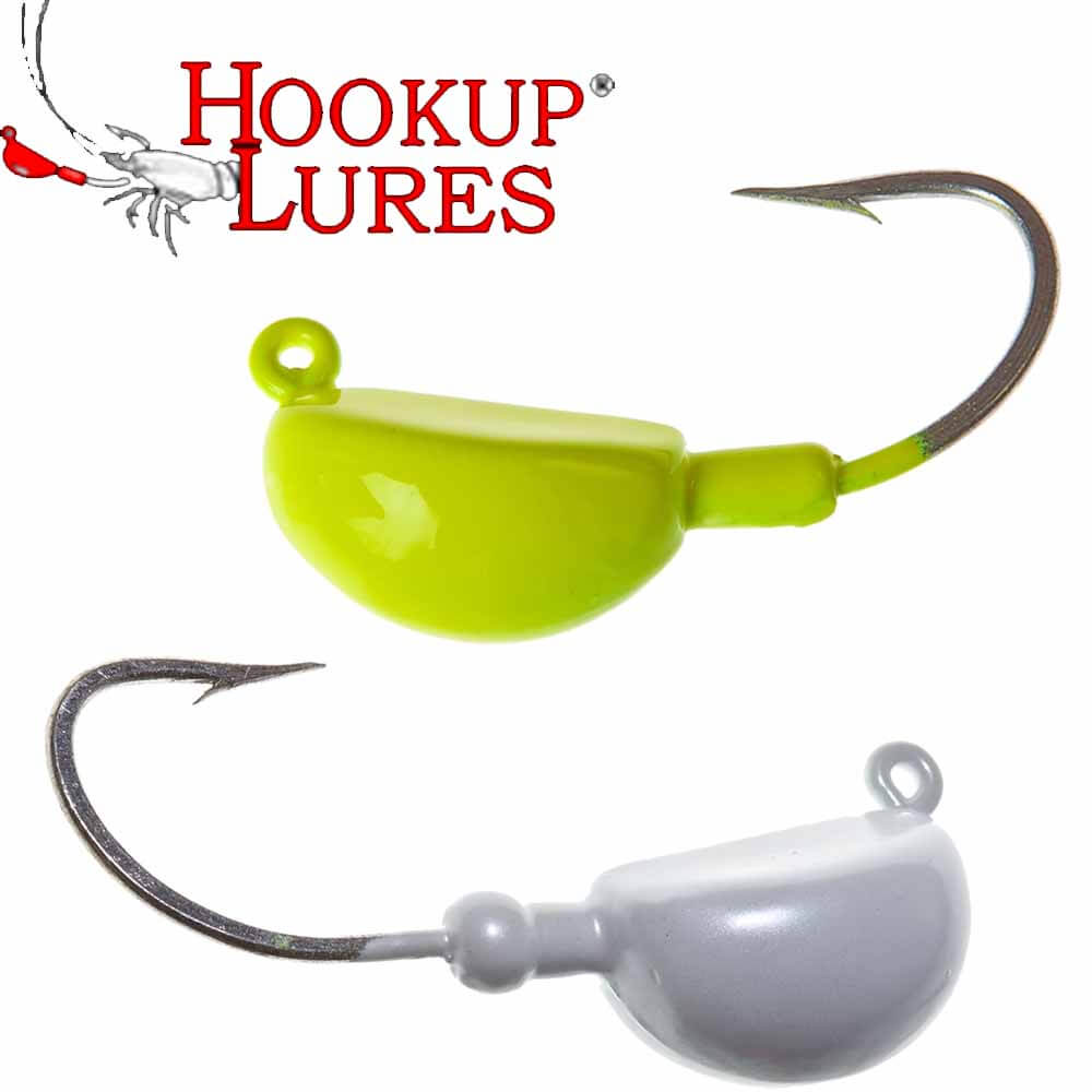 Esche artificiali, Hookup Lures Big Jig Heads 6/0 Duratin Hook 1.5OZ 3pk