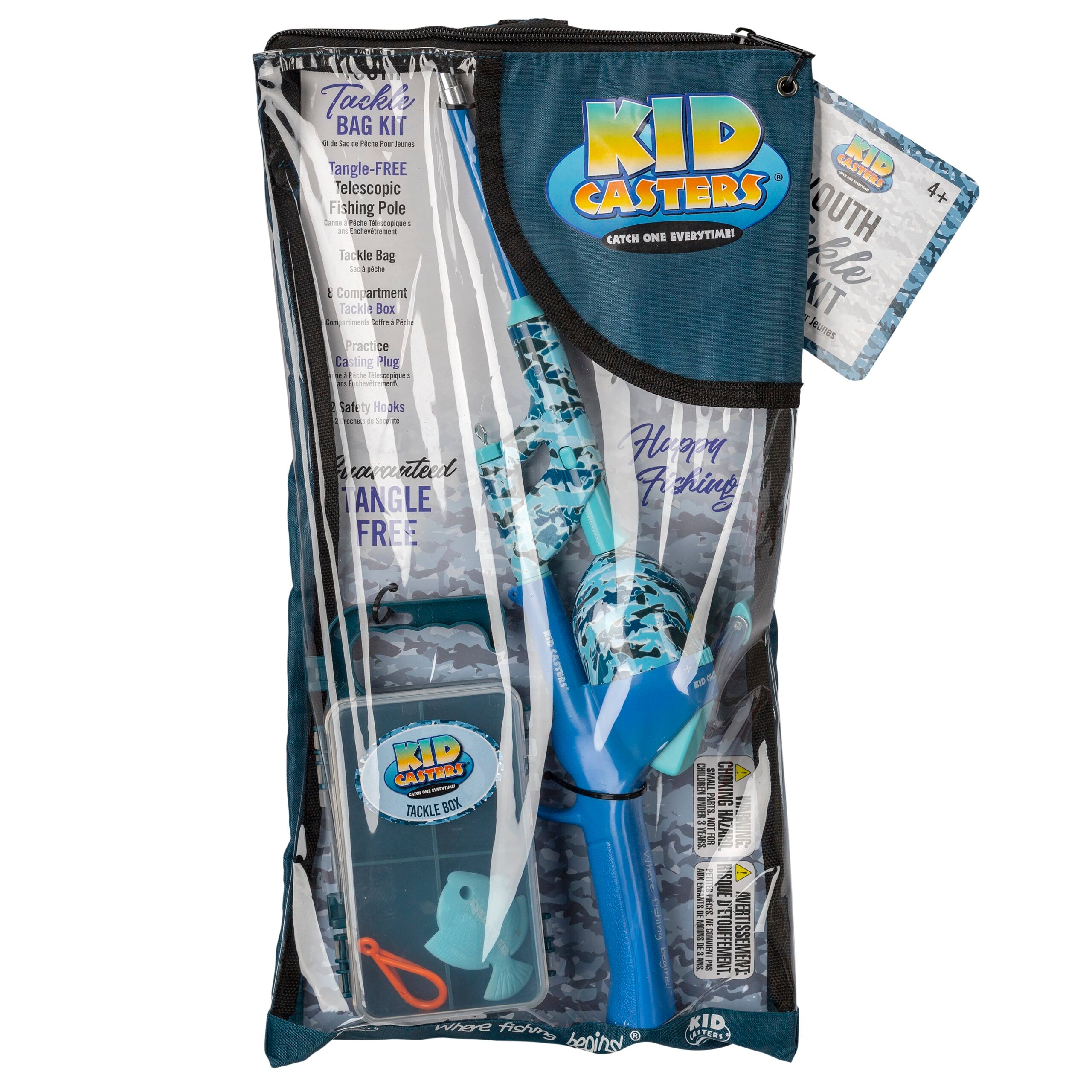 Caste per bambini, Kit da pesca Kid Casters Blue Tackle Bag