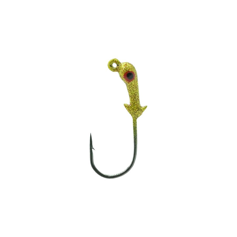 Missione Pesca, Mission Fishin 1/16oz Jig Heads Double Barbed 3pk