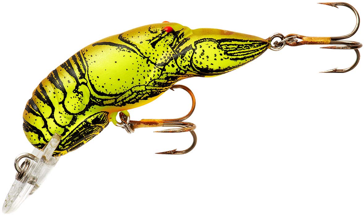 Ribelle, Rebel Middle Wee Crawfish Lure 1 3/4 di pollice Medium Diving Crankbait