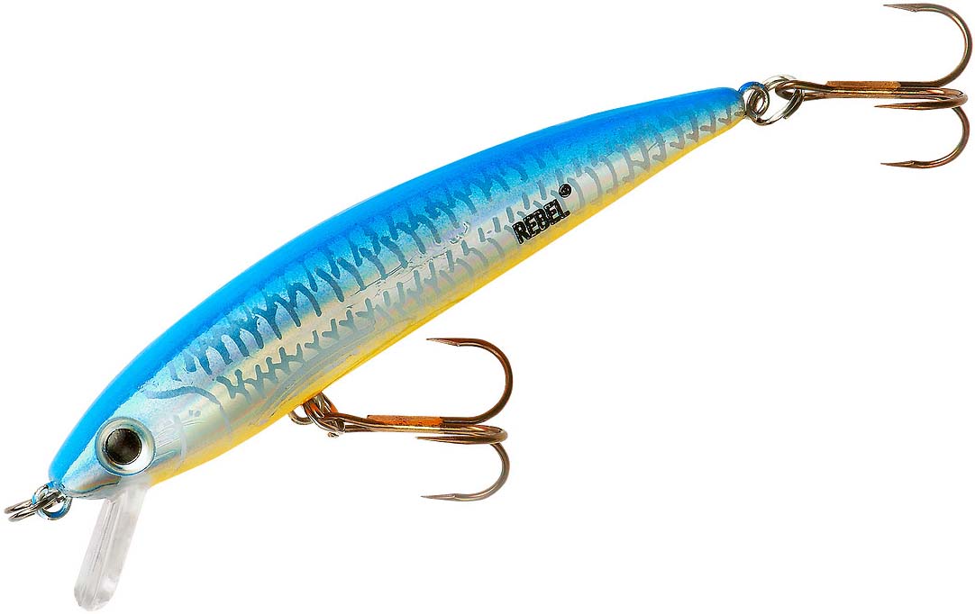 Ribelle, Rebel TD47 Tracdown Ghost Minnow 2 1/2 pollici Barbless Hard Minnow