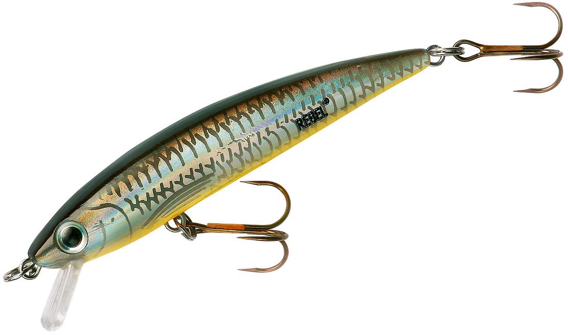 Ribelle, Rebel TD47 Tracdown Ghost Minnow 2 1/2 pollici Barbless Hard Minnow