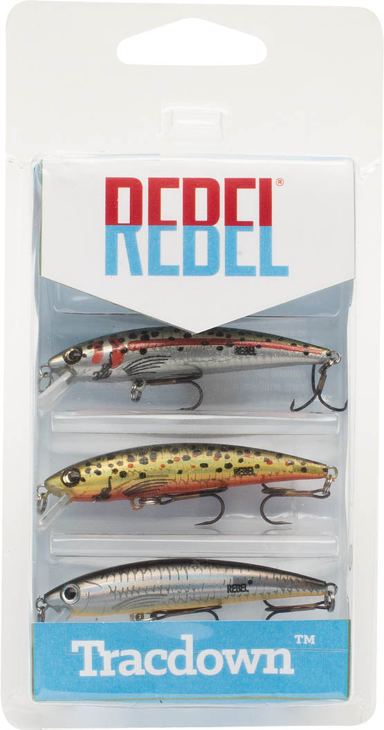 Ribelle, Rebel Tracdown Minnow 3-Piece Pacchetto Varietà