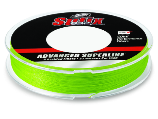 Sufix, Sufix 832 Advanced Superline filo da pesca intrecciato 300 metri Neon Lime