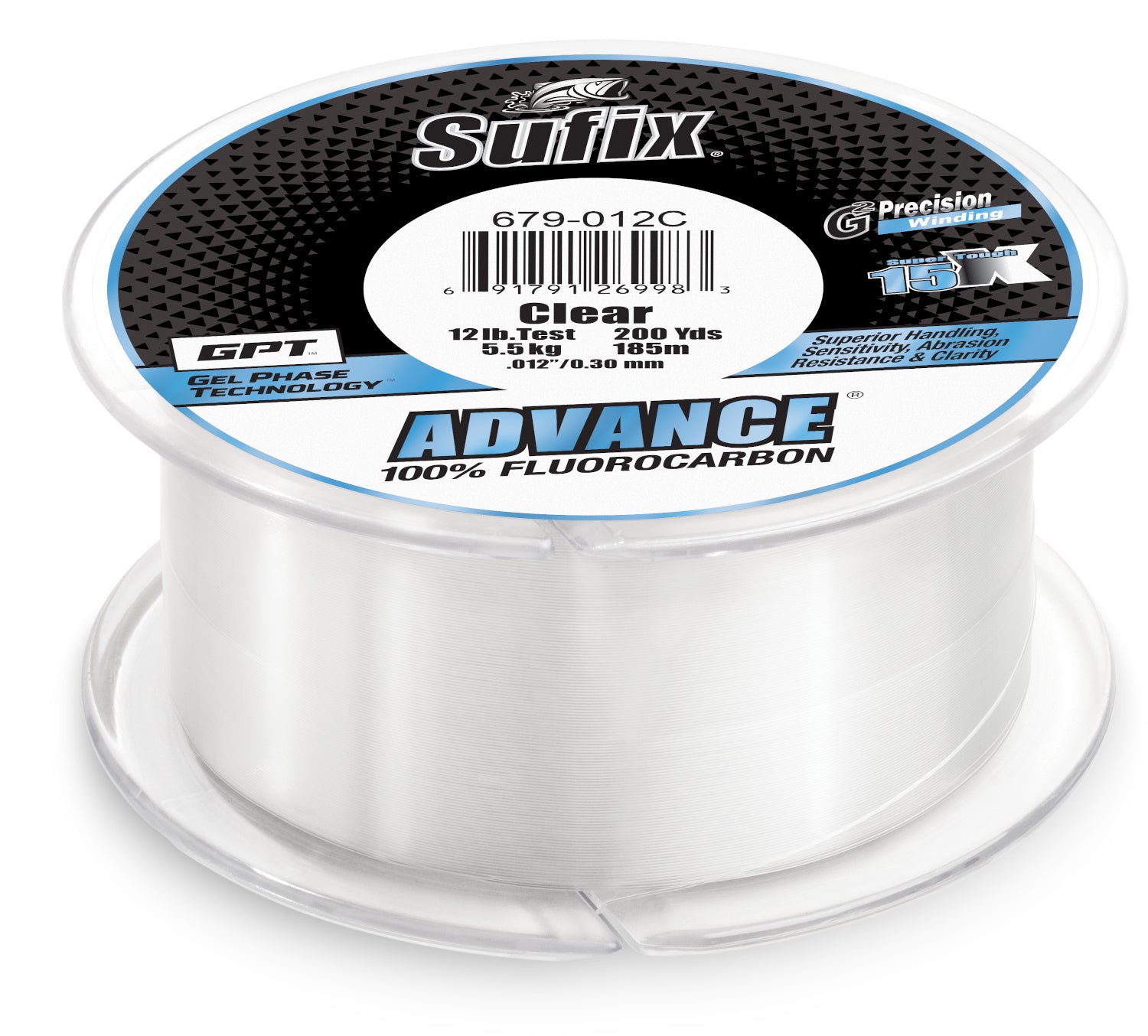 Sufix, Sufix Advance Fluorocarbon Filler Spool 200 Yards